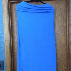 Blue Maxi Skirt